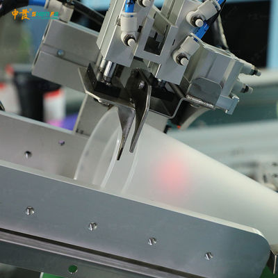 Otomatik yükleme ve boşaltma sistemi SF-ASP / F / R1 ile otomatik servo tek renkli plastik koni fincan serigrafi baskı makinesi.