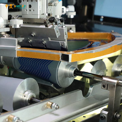 Otomatik yükleme ve boşaltma sistemi SF-ASP / F / R1 ile otomatik servo tek renkli plastik koni fincan serigrafi baskı makinesi.