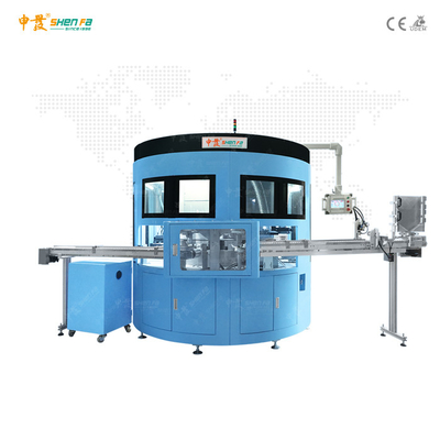 Kaş Kalemi Yuvarlak Şişe Tüpü için 18KW 1 ila 3 Renkli Serigrafi Baskı Makinesi