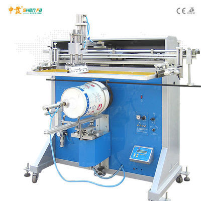 Yarı Otomatik 110V UV Mürekkep Kovası Serigrafi Baskı Makinesi