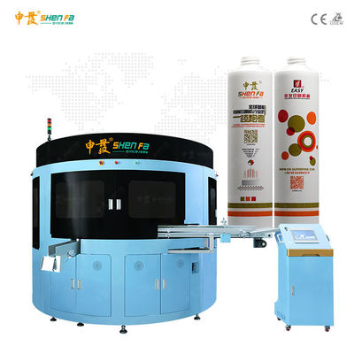 D50mm Yumuşak Tüp İçin Varish Plus Dört Renkli Serigrafi Baskı Makinesi
