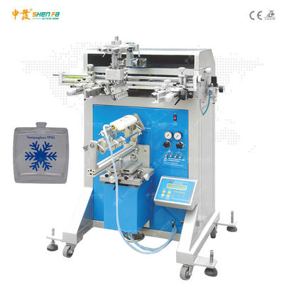 220V Yarı Otomatik Ekranlı Yazıcı Cam Şişe Serigrafi Baskı Makinesi