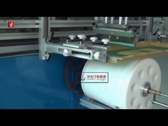 Yarı otomatik plastik kova serigrafi baskı makinesi