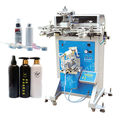 Plastik Cam Şişeler İçin Manuel 50W Serigrafi Baskı Makinesi